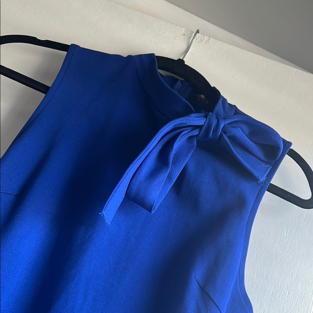 Elegant Blue Sleeveless Dress